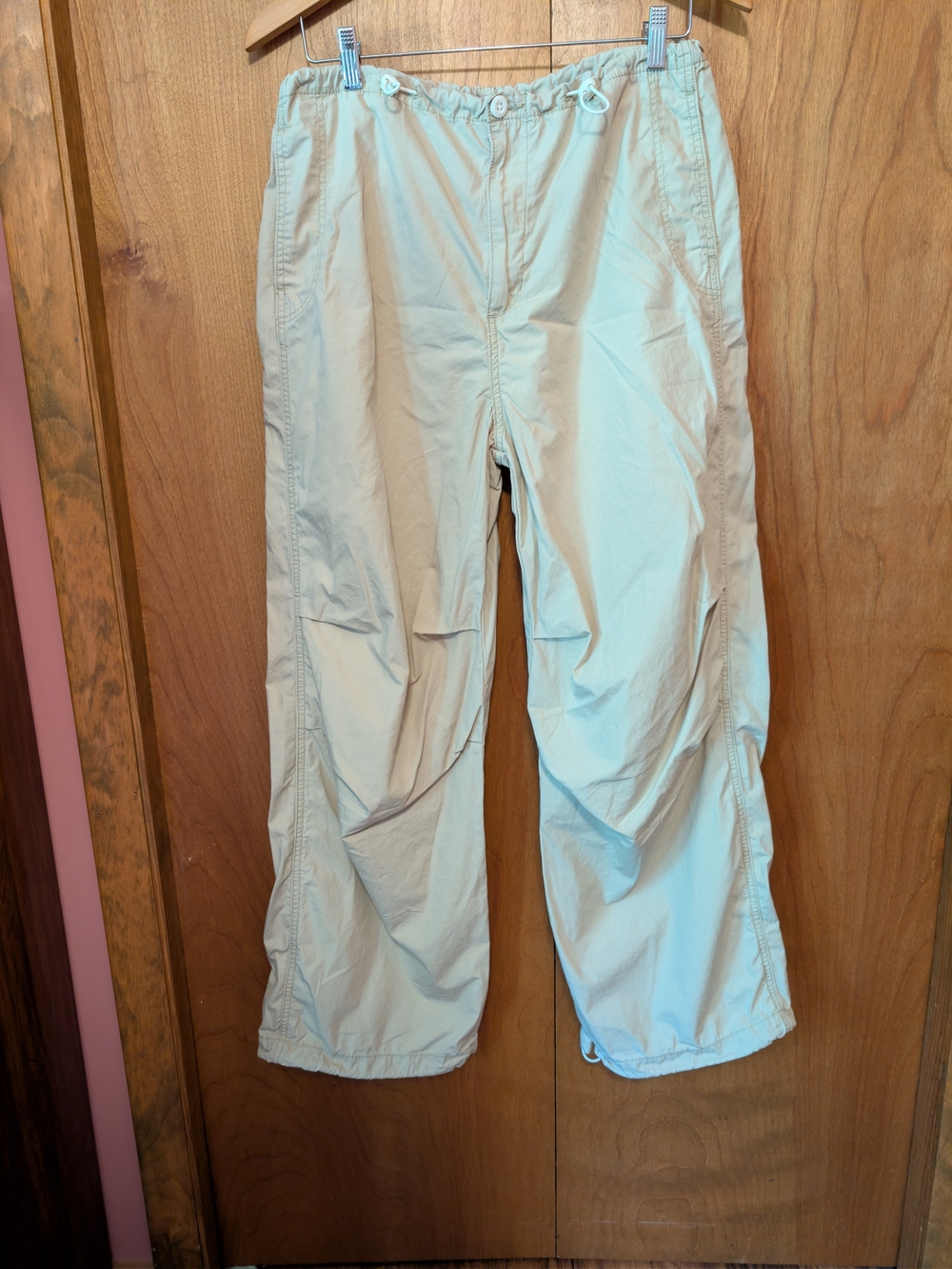 Levi's Light Beige Casual Drawstring Pants